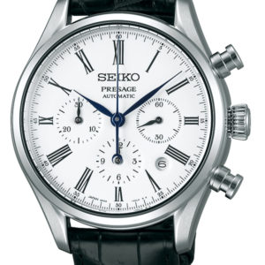 SEIKO PRESAGE CHRONOGRAPH AUTOMATIC LEATHER SRQ023