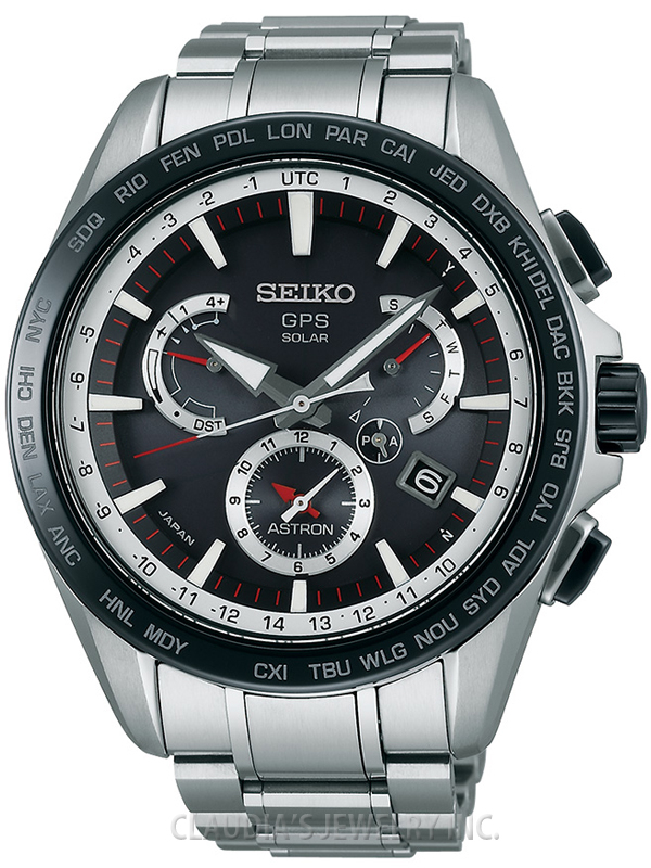 SEIKO ASTRON GPS SOLAR DUAL TIME SSE051