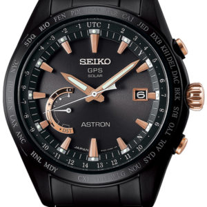SEIKO ASTRON SOLAR GPS BLACK PVD TITANIUM SSE113