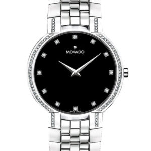 MOVADO FACETO MEN'S DIAMOND WATCH 0605585