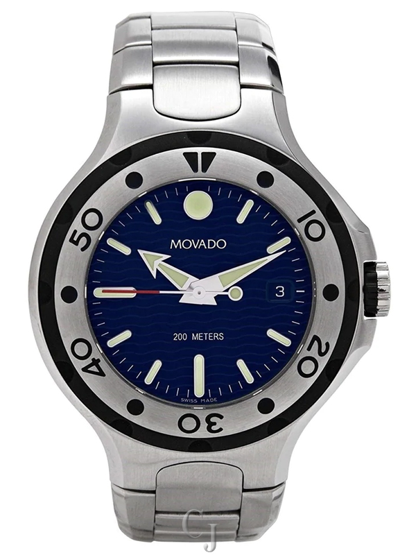 MOVADO SERIES 800 MEN’S WATCH BLUE DIAL 2600006