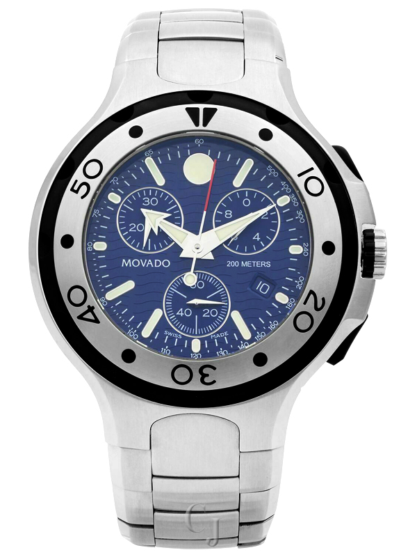 MOVADO SERIES 800 MEN’S WATCH BLUE DIAL CHRONOGRAPH 2600020