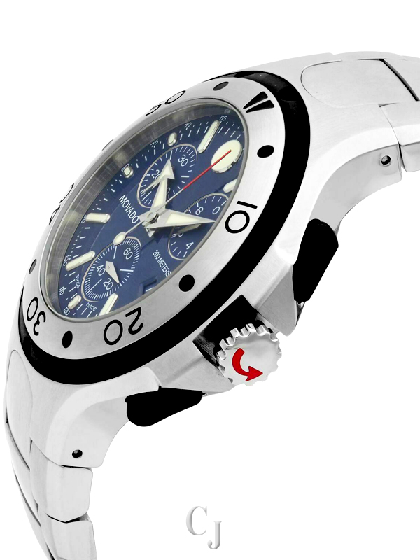 MOVADO SERIES 800 MEN’S WATCH BLUE DIAL CHRONOGRAPH 2600020 - Image 3