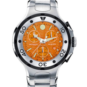 MOVADO SERIES 800 MEN'S WATCH ORANGE DIAL 2600041
