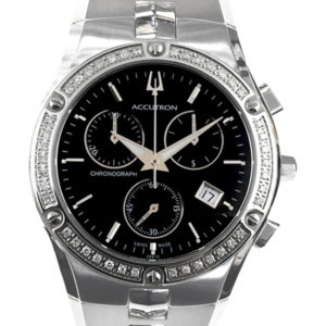 MEN'S ACCUTRON LUCERNE DIAMOND CHRONOGRAPH 26E10