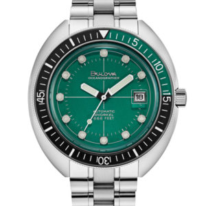 BULOVA LIMITED EDITION DEVIL DIVER GREEN DIAL WATCH 96B322