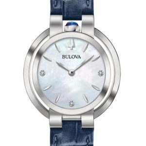 BULOVA WOMEN'S RUBAIYAT BLUE STRAP 96P196