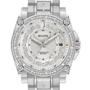 BULOVA WOMEN'S DIAMOND SILVER-WHITE DIAL PRECISIONIST 96R226