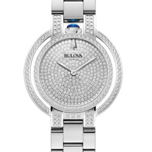 BULOVA WOMEN'S 2.3 CTW DIAMOND WATCH STAINLESS STEEL RUBAIYAT 96R238