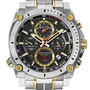 BULOVA MEN'S PRECISIONIST CHRONOGRAPH TWO-TONE 98B228
