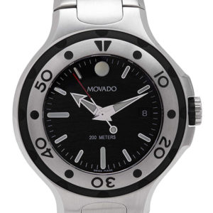 MOVADO SERIES 800 MEN’S WATCH BLACK DIAL 2600001