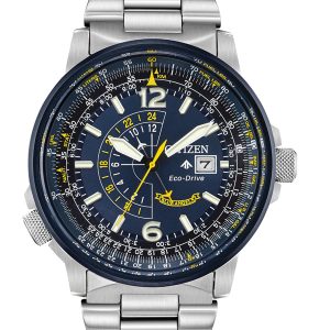 CITIZEN MEN'S PROMASTER NIGHTHAWK BLUE DIAL BJ7006-56L