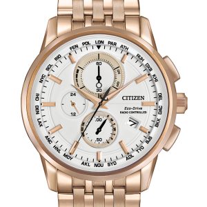 CITIZEN ECO-DRIVE MEN'S WORLD CHRONOGRAPH AT8113-55A