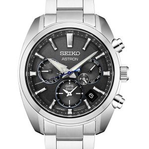 SEIKO ASTRON GPS SOLAR DUAL TIME CHARCOAL DIAL SSH051