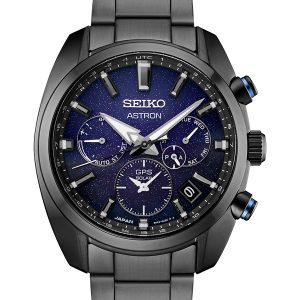 SEIKO ASTRON GPS SOLAR DUAL TIME BLUE DIAL SSH077