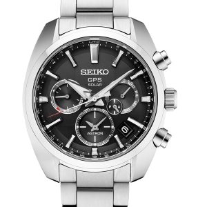 SEIKO ASTRON GPS SOLAR BLACK DIAL DUAL-TIME SSH021