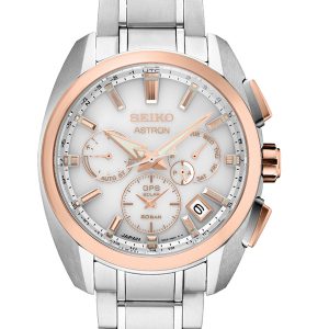 SEIKO ASTRON ROSE GOLD BEZEL SSH104