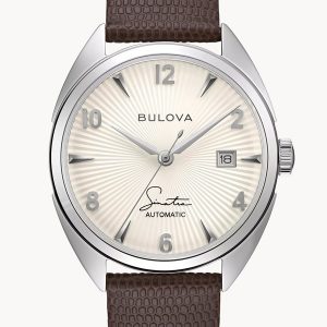 Men's Silver-Tone Dial Watch Frank Sinatra ‘Fly Me To The Moon’ 96B347