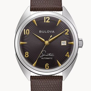 Men's Black Dial Watch Frank Sinatra ‘Fly Me To The Moon’ 96B348