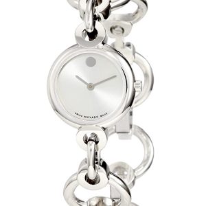 MOVADO LADIES WATCH SILVER DIAL 0606488