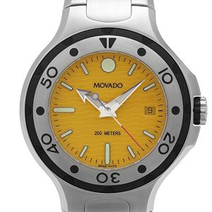 MOVADO SERIES 800 MEN’S WATCH YELLOW DIAL 2600009