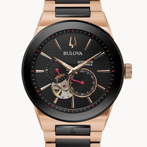 BULOVA LATIN GRAMMY TWO-TONE STAINLESS STEEL AUTOMATIC WATCH 98A236