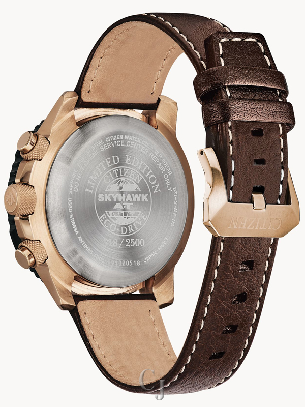 CITIZEN ECO DRIVE PROMASTER SKYHAWK A-T BLACK DIAL WATCH JY8076-07E - Image 4