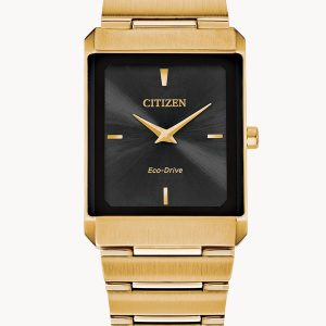 CITIZEN STILETTO BLACK DIAL UNISEX WATCH AR3102-51E