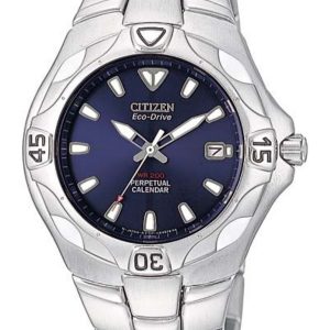 CITIZEN ECO-DRIVE PERPETUAL CALENDAR BLUE DIAL MEN’S WATCH BL0050-50L