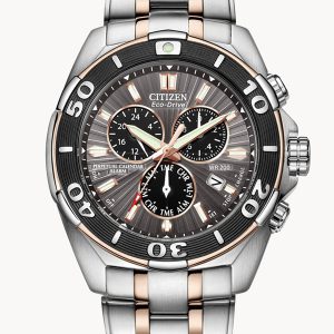 CITIZEN SIGNATURE COURAGEOUS GREY DIAL WATCH BL5446-51H