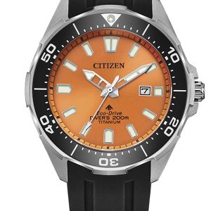 CITIZEN PROMASTER DIVER ORANGE DIAL MEN’S WATCH BN0200-05X
