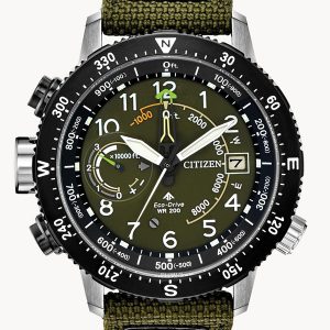 CITIZEN PROMASTER ALTICHRON KHAKI DIAL WATCH BN5050-09X