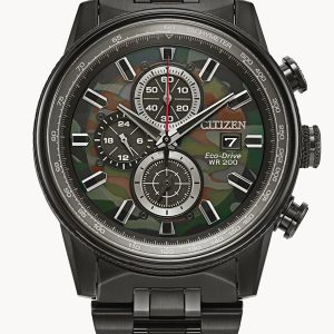 CITIZEN NIGHTHAWK GREEN DIAL MEN’S WATCH CA0805-53X