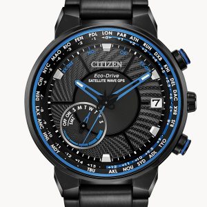 CITIZEN SATELLITE WAVE GPS FREEDOM BLACK DIAL MEN’S WATCH CC3038-51E