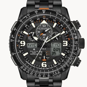 CITIZEN PROMASTER SKYHAWK A-T BLACK DIAL WATCH JY8075-51E