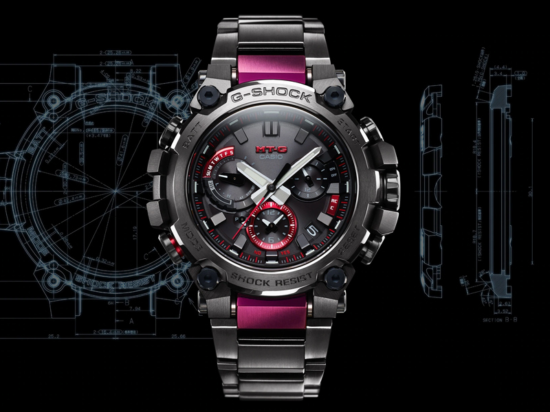 G-SHOCK CONNECTED BLUETOOTH MEN’S WATCH MTG-B3000BD-1A - Image 6