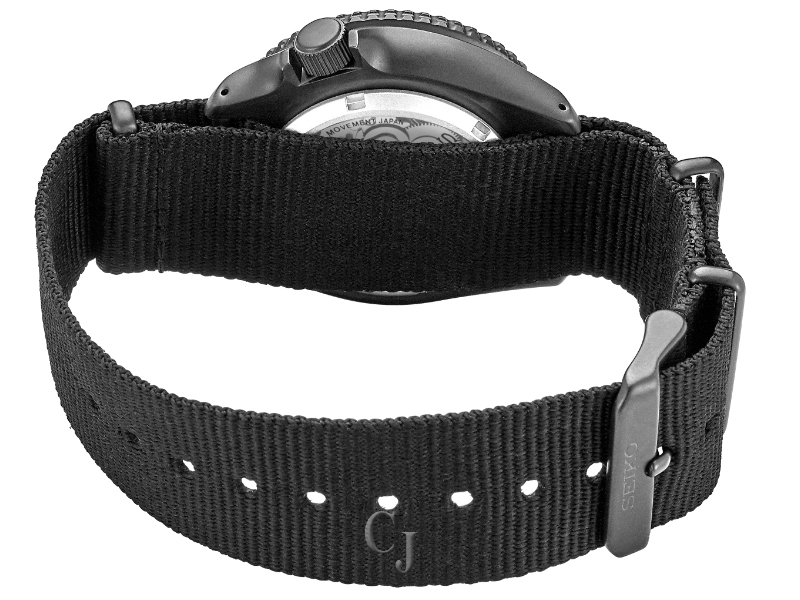 SEIKO 5 SPORTS BLACK DIAL MEN’S WATCH SRPD81 - Image 4