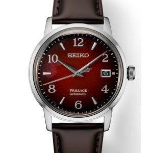 SEIKO PRESAGE GRADATED DEEP RED DIAL SRPE41