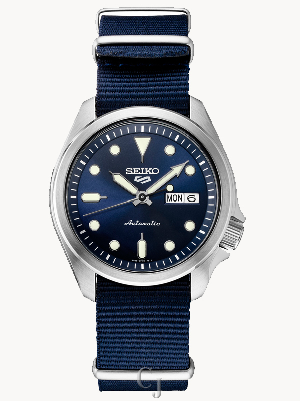 SEIKO 5 SPORTS BLUE DIAL MEN’S WATCH SRPE63