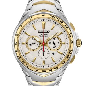 SEIKO COUTURA QUARTZ CHRONOGRAPH WHITE DIAL SRWZ24
