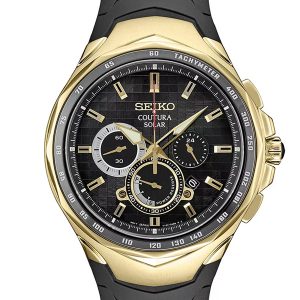 SEIKO COUTURA BLACK DIAL MEN’S WATCH SSC810