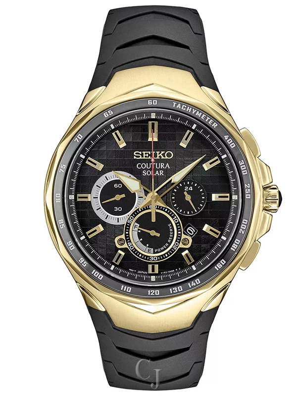 SEIKO COUTURA BLACK DIAL MEN’S WATCH SSC810