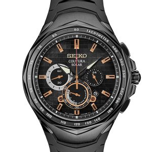 SEIKO COUTURA BLACK DIAL MEN’S WATCH SSC811