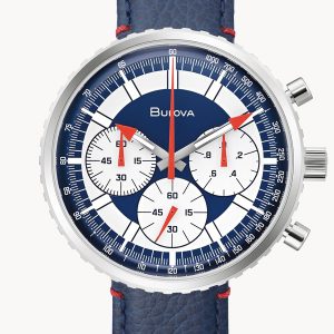 MEN’S BULOVA CHRONOGRAPH C BLUE DIAL WATCH 96A283