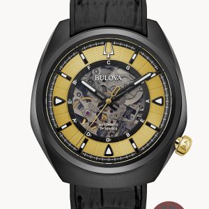 BULOVA GRAMMY CIRCLE OF FIFTHS GOLD TONE DIAL WATCH 98A241