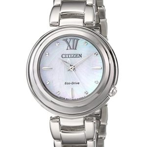 CITIZEN ECO-DRIVE WOMEN’S MOTHER OF PEARL DIAL EM0330-55D