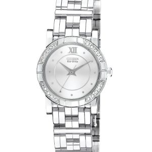 WOMEN’S CITIZEN ECO-DRIVE SILVER DIAL EP5540-56A