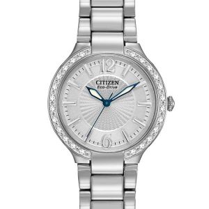 WOMEN’S CITIZEN ECO-DRIVE SILVER DIAL EP5970-57A