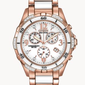 WOMEN’S CITIZEN SILHOUETTE DIAMOND SPORT WHITE DIAL FB1233-51A