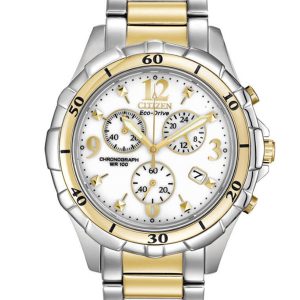CITIZEN ECO-DRIVE WOMEN’S WHITE DIAL FB1354-57A